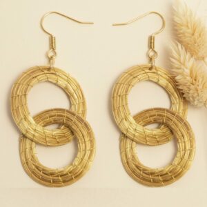 Oro vegetal Capim dourado pendientes