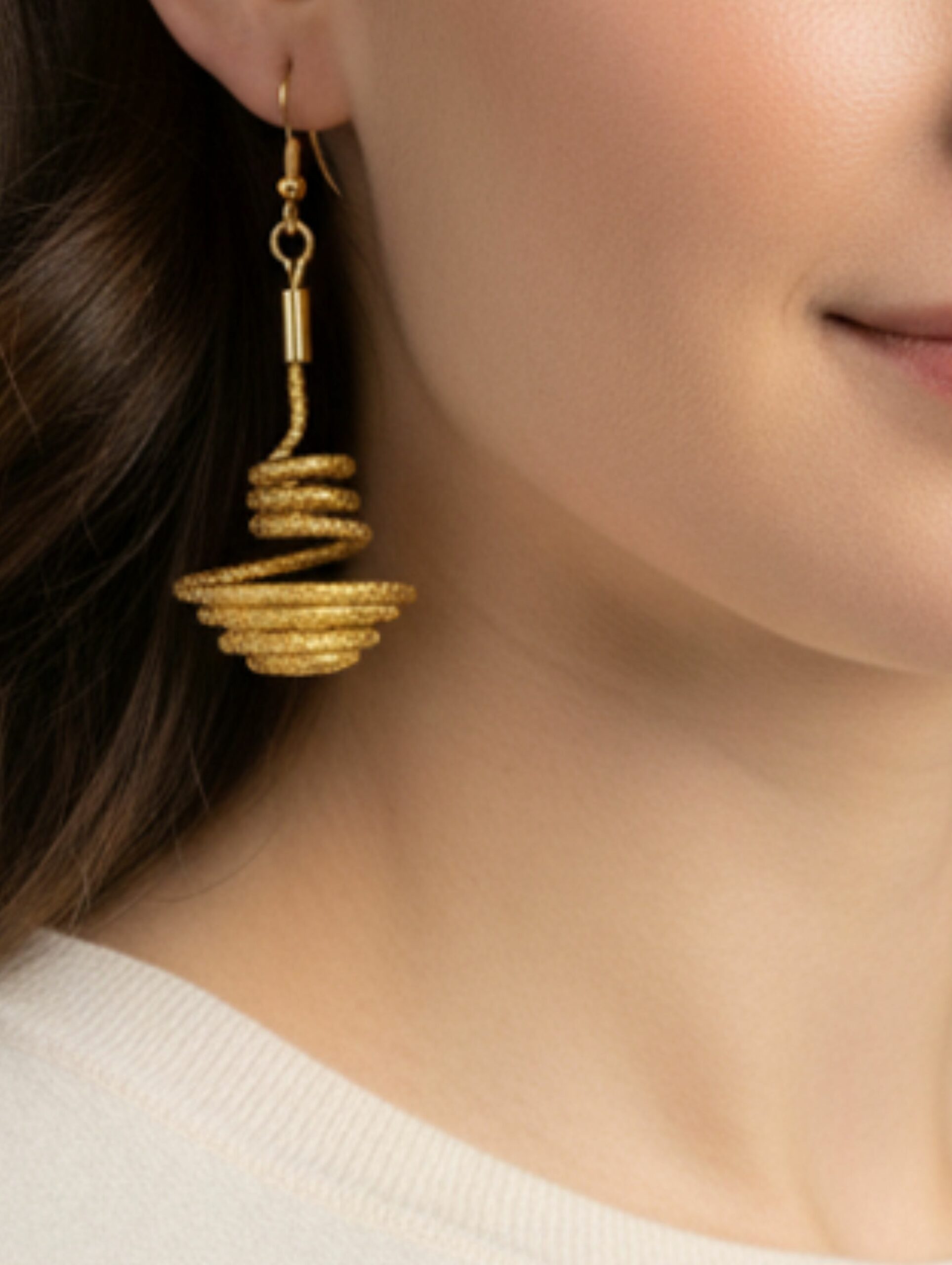 Oro vegetal Capim dourado pendientes