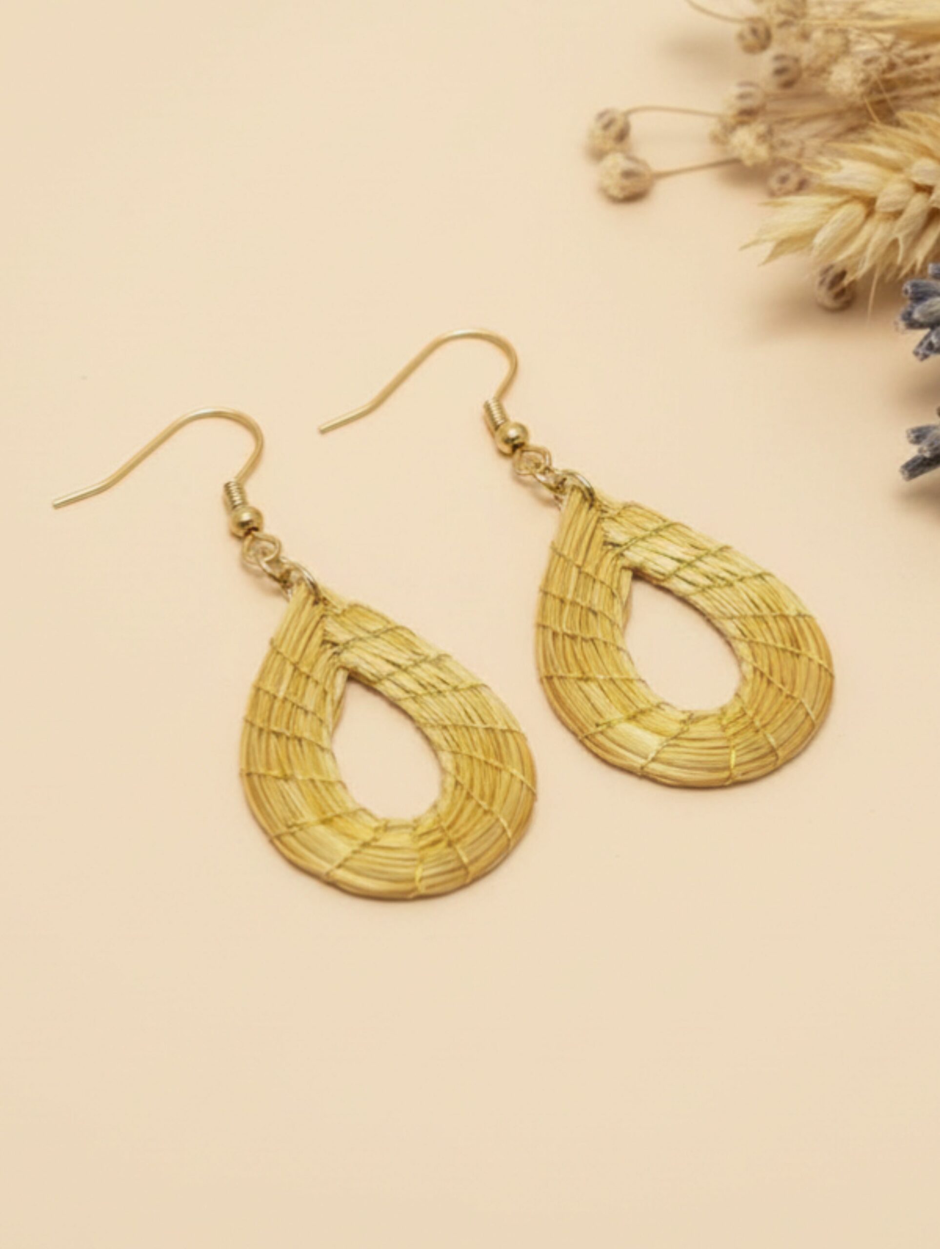 Oro vegetal Capim dourado pendientes