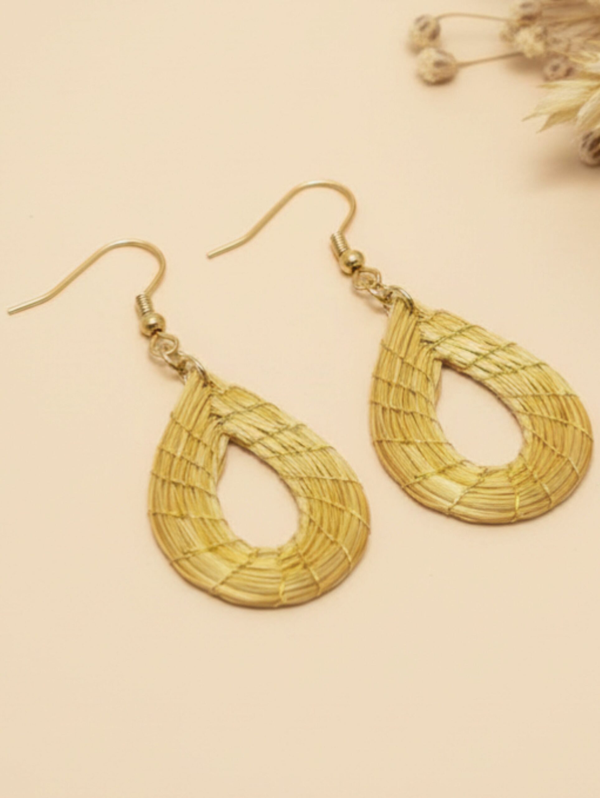 Oro vegetal Capim dourado pendientes