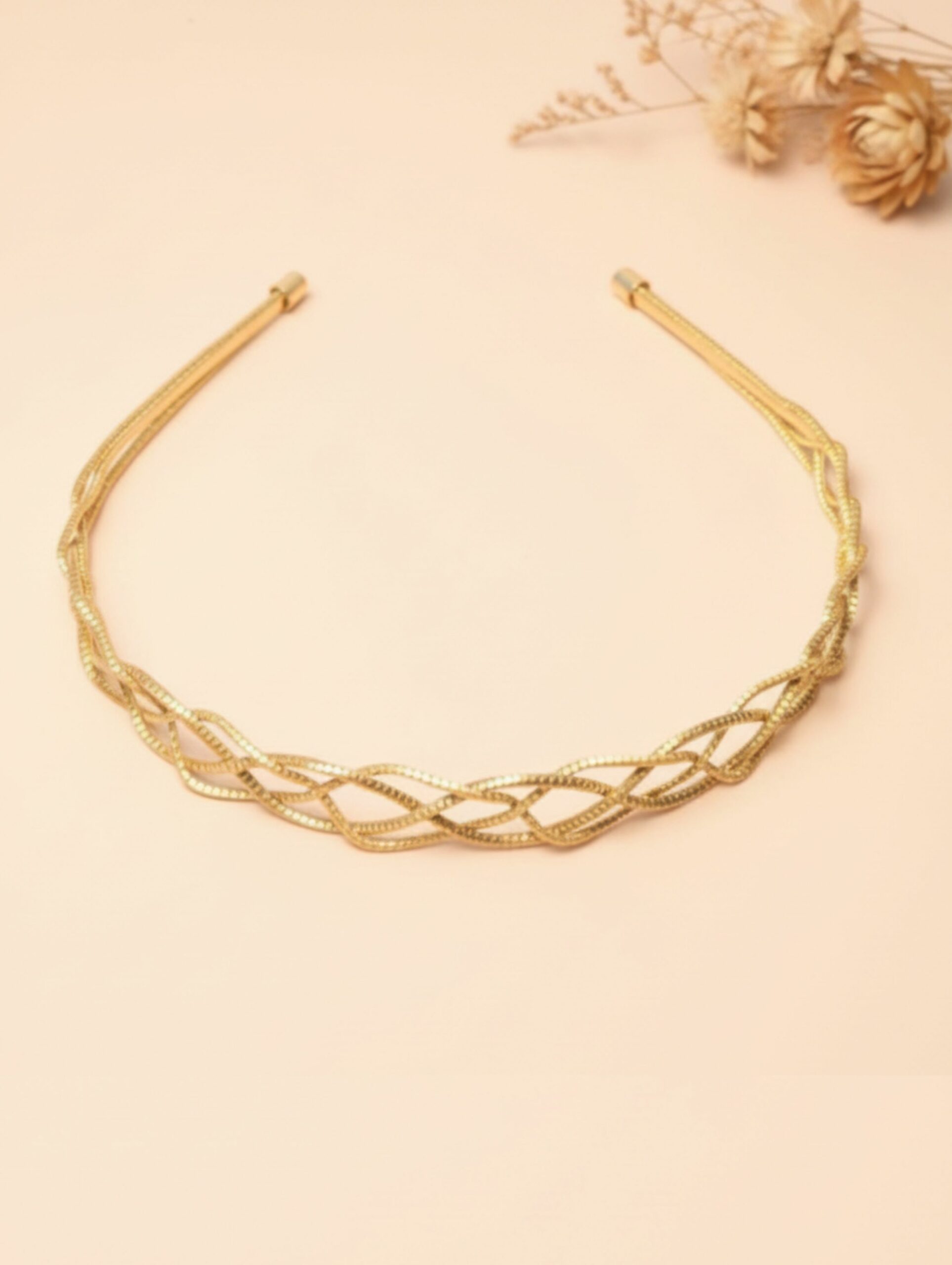 Oro vegetal Capim dourado diadema