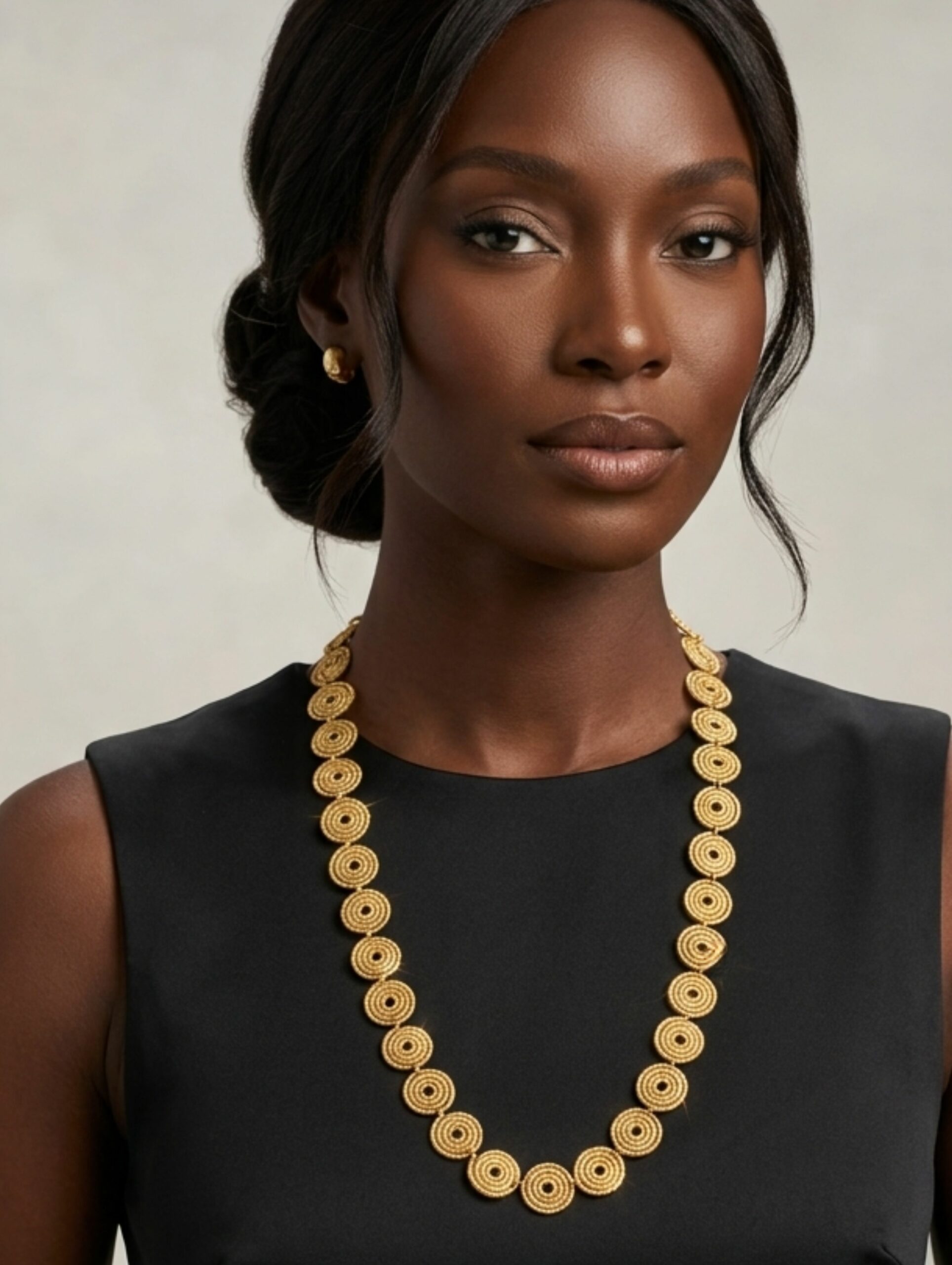 joyas artesanales y sostenibles - COLLAR Oro vegetal capim dourado