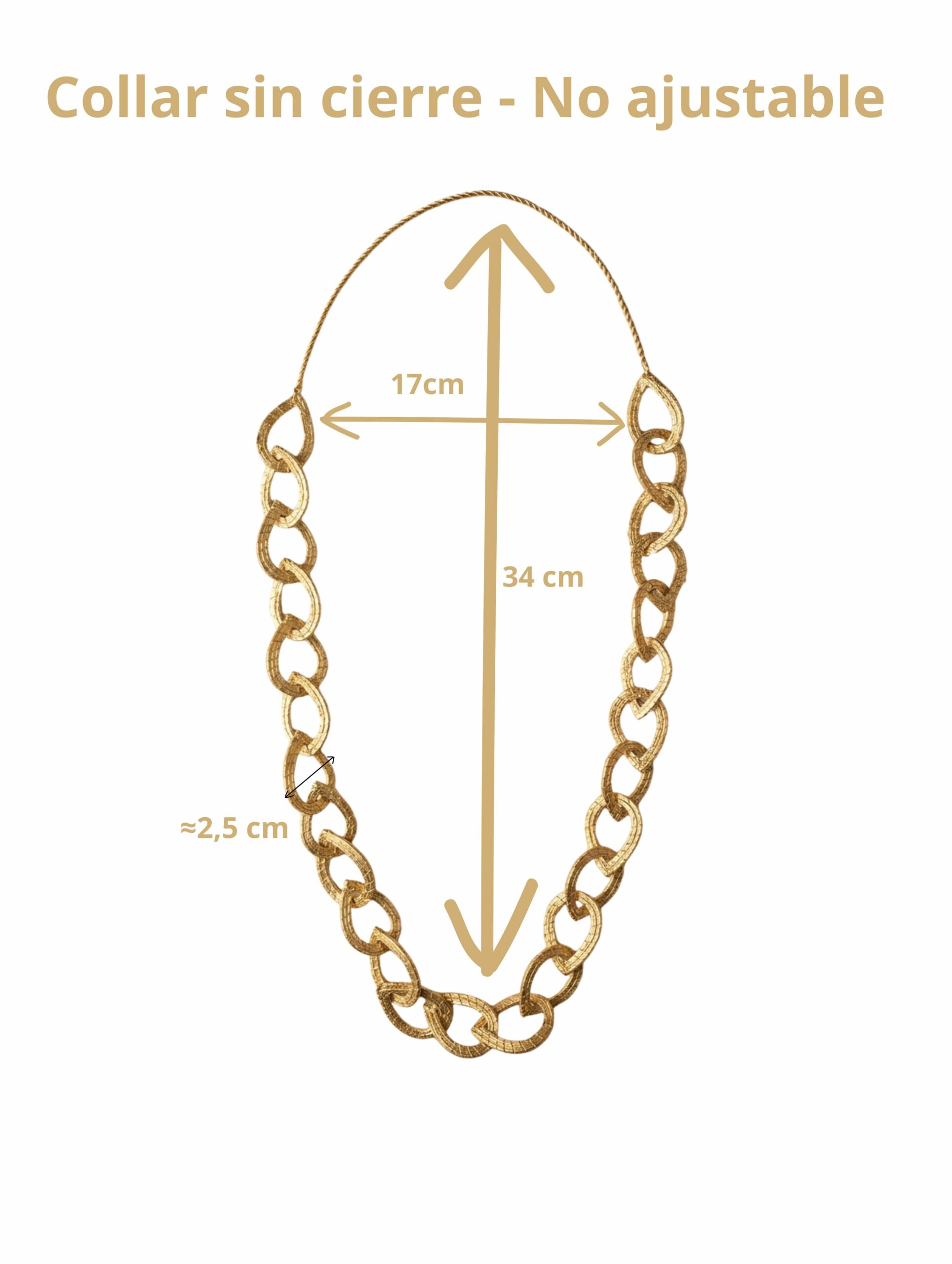 joyas artesanales y sostenibles - COLLAR Oro vegetal capim dourado