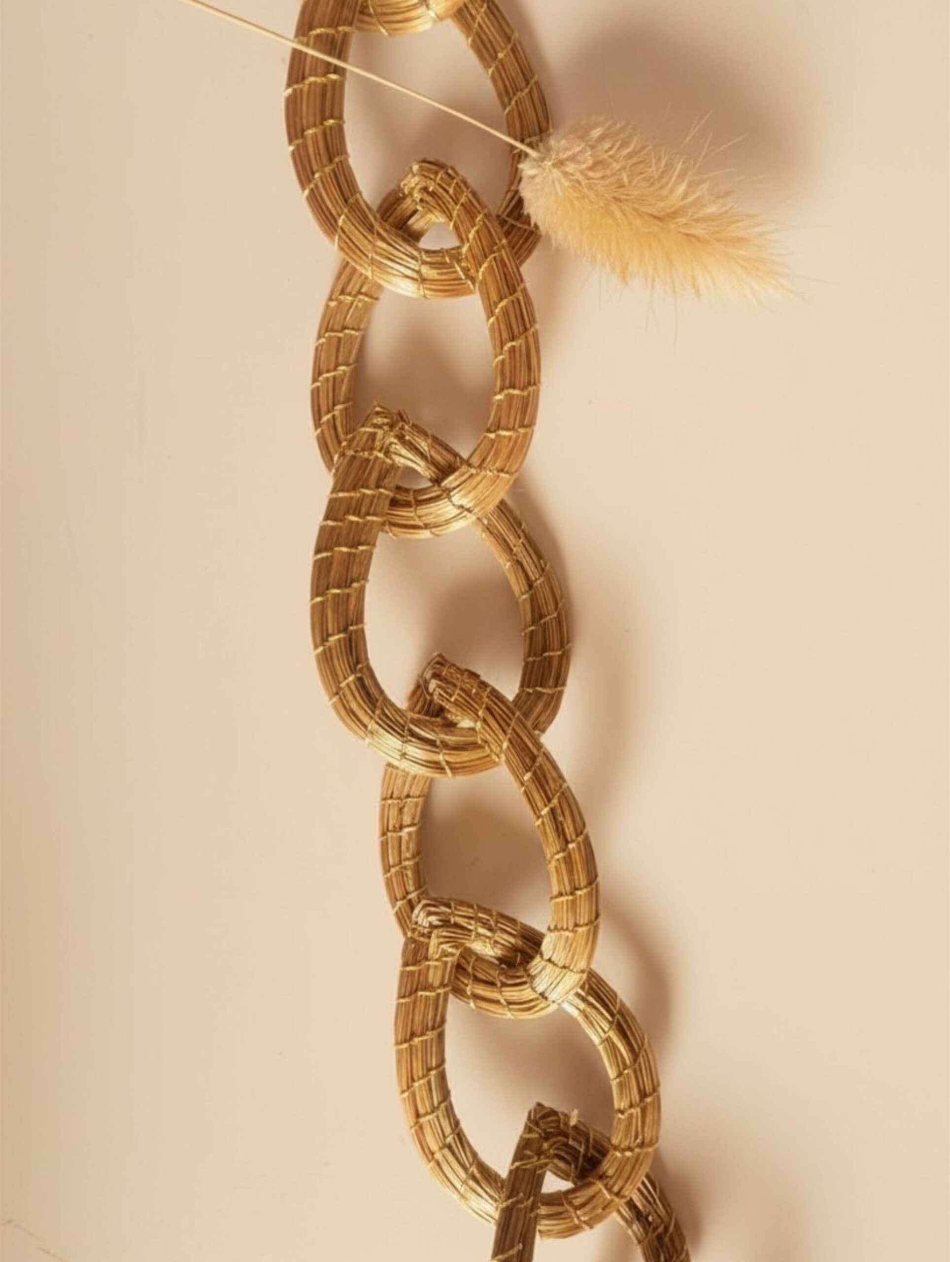 joyas artesanales y sostenibles - COLLAR Oro vegetal capim dourado