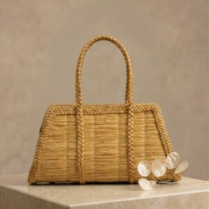 joyas artesanales y sostenibles - BOLSO Oro vegetal capim dourado