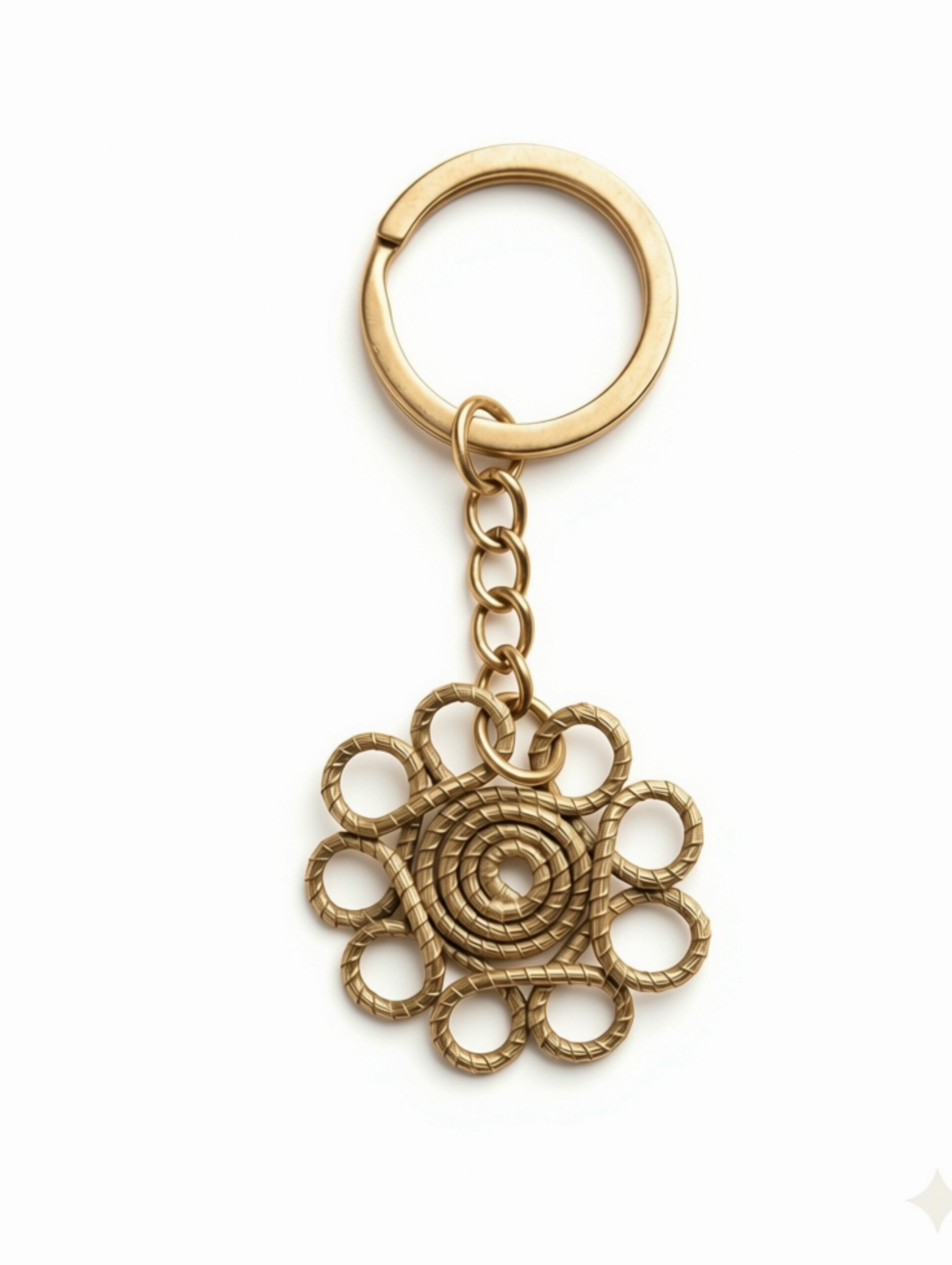 Llavero de oro vegetal de Capim Dourado | SLOWECO