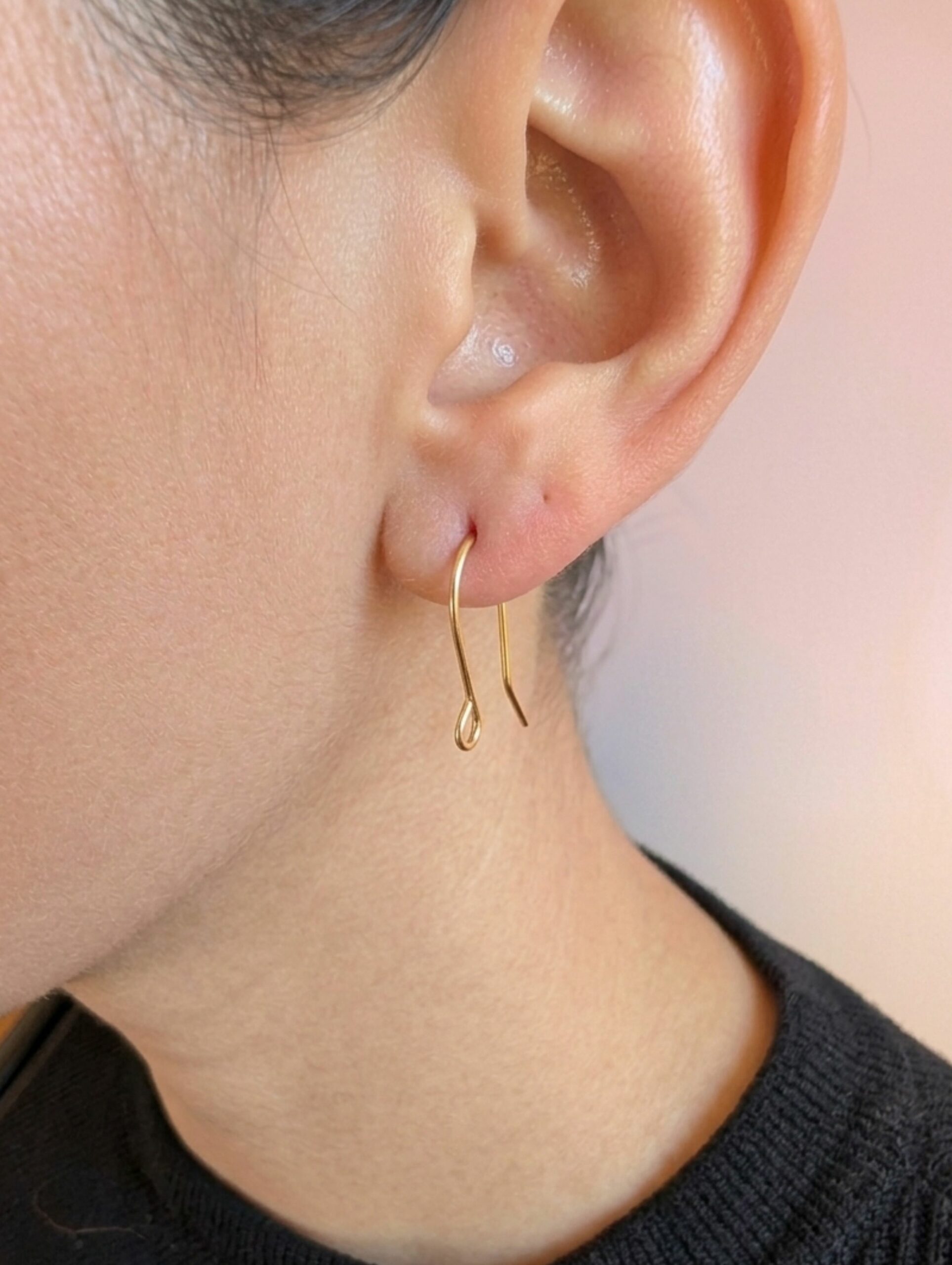 Pendientes BASE DIY - Para capimix o charms - Acero inoxidable 316L - Sloweco