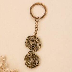 Llavero de oro vegetal de Capim Dourado | SLOWECO