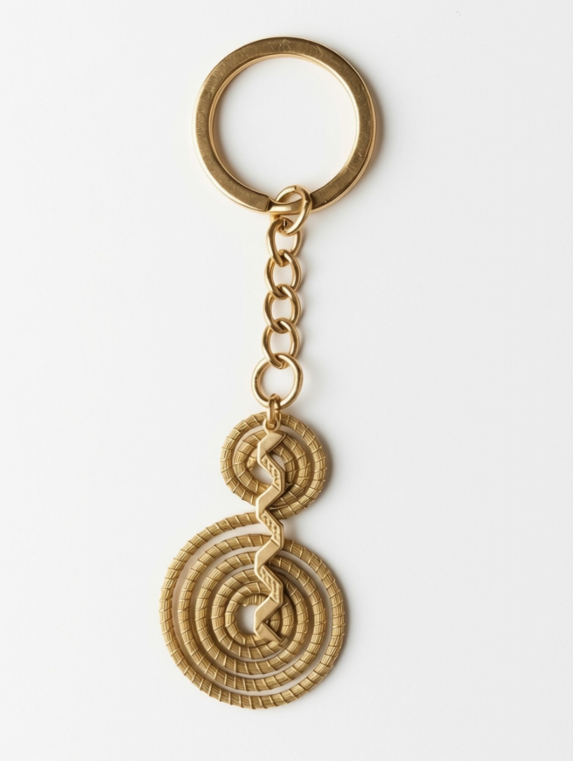 Llavero de oro vegetal de Capim Dourado | SLOWECO