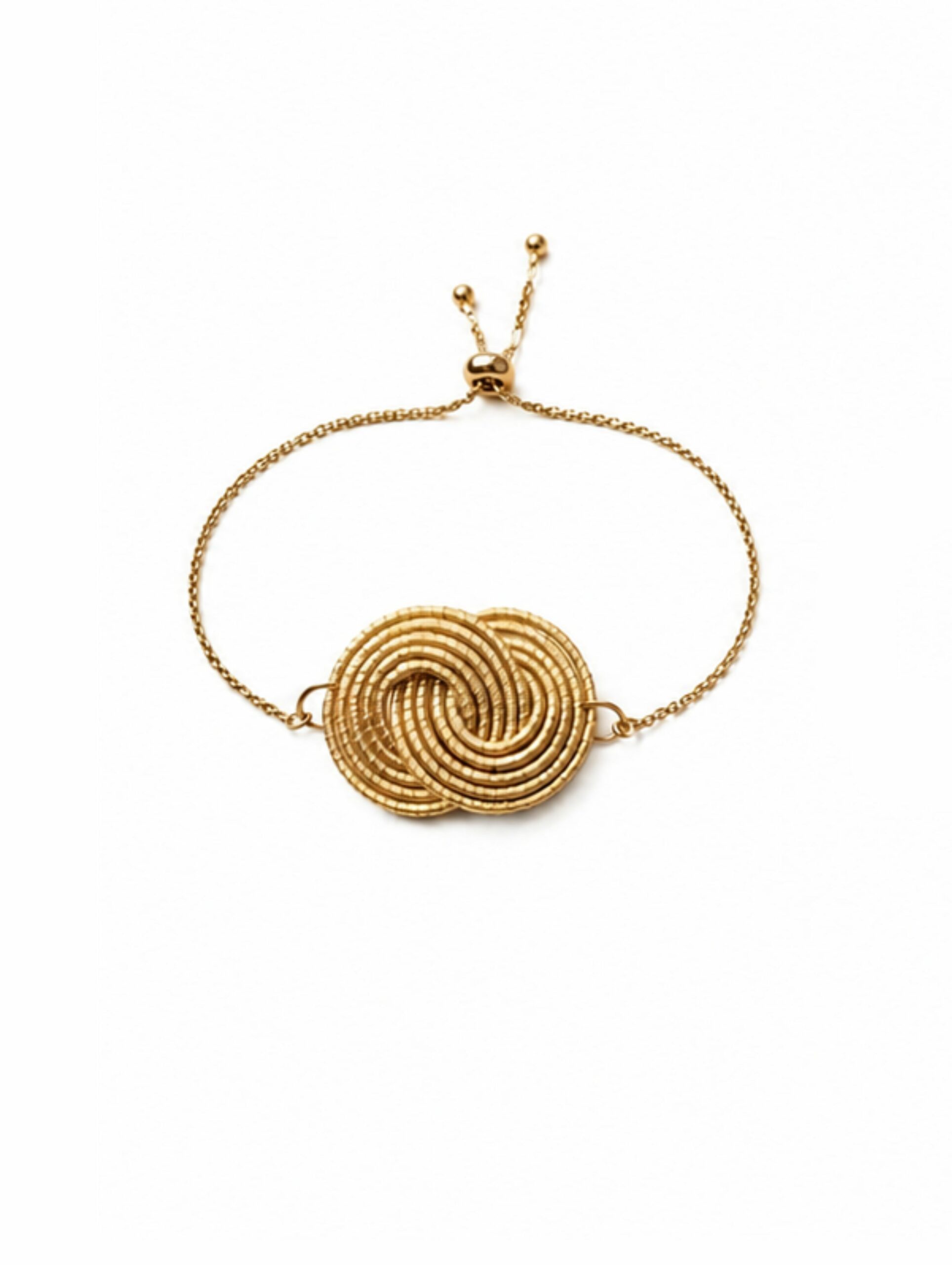 Pulsera de oro vegetal PARIS COLOR – Biojoya Capim Dourado – Ajustable – SLOWECO