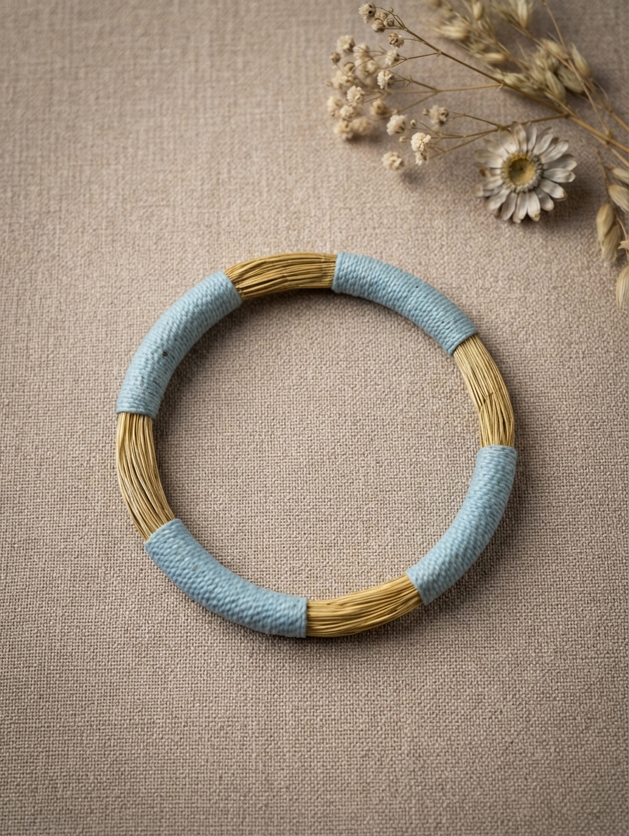 Pulsera de oro vegetal AFRICANO TRIO – Biojoya Capim Dourado SLOWECO