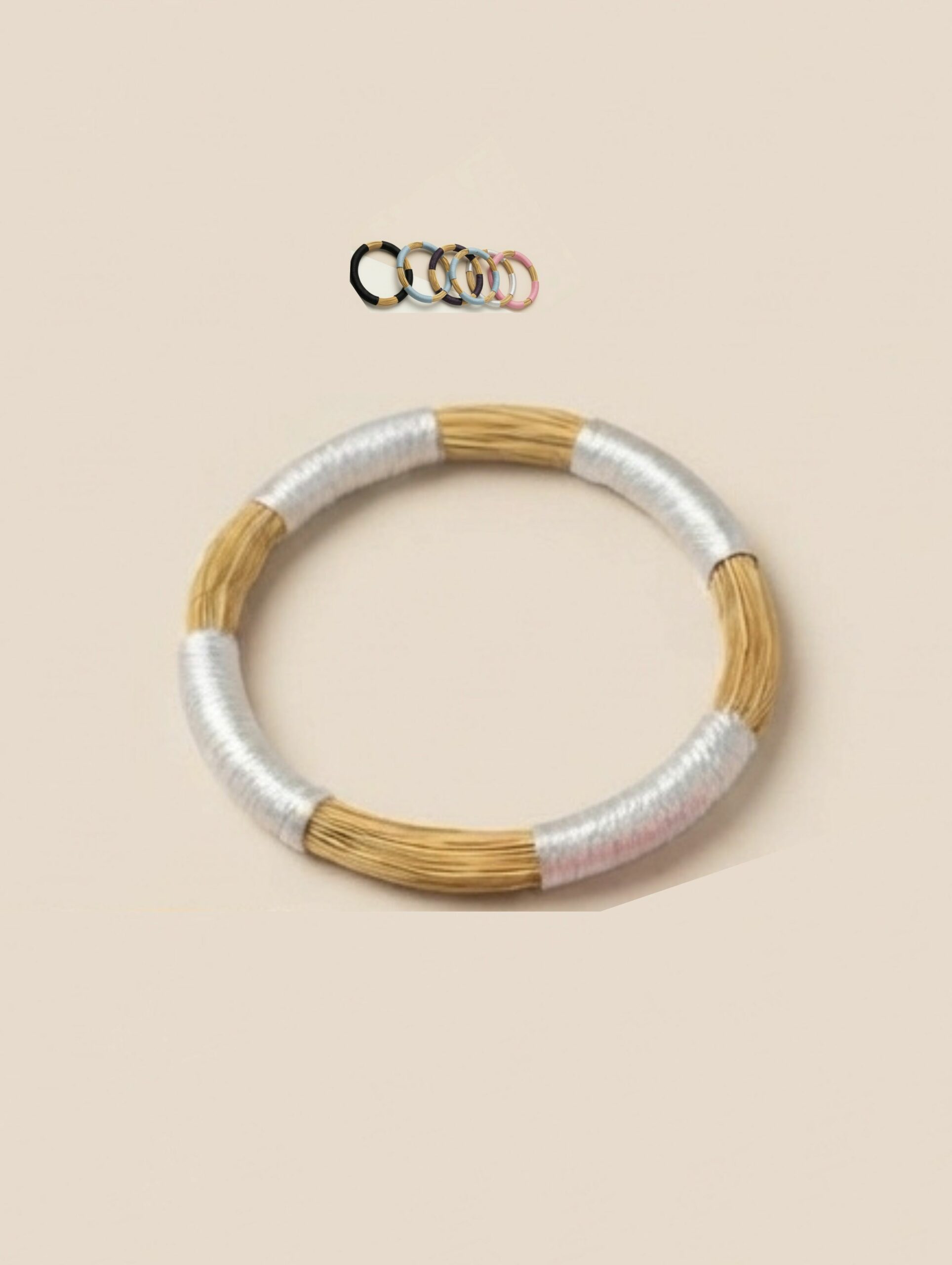 Pulsera de oro vegetal AFRICANO TRIO – Biojoya Capim Dourado SLOWECO