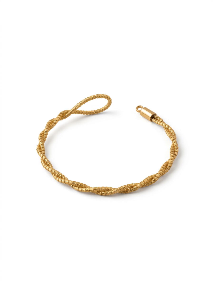 PULSERA DE ORO VEGETAL DUNA CAPIM DOURADO